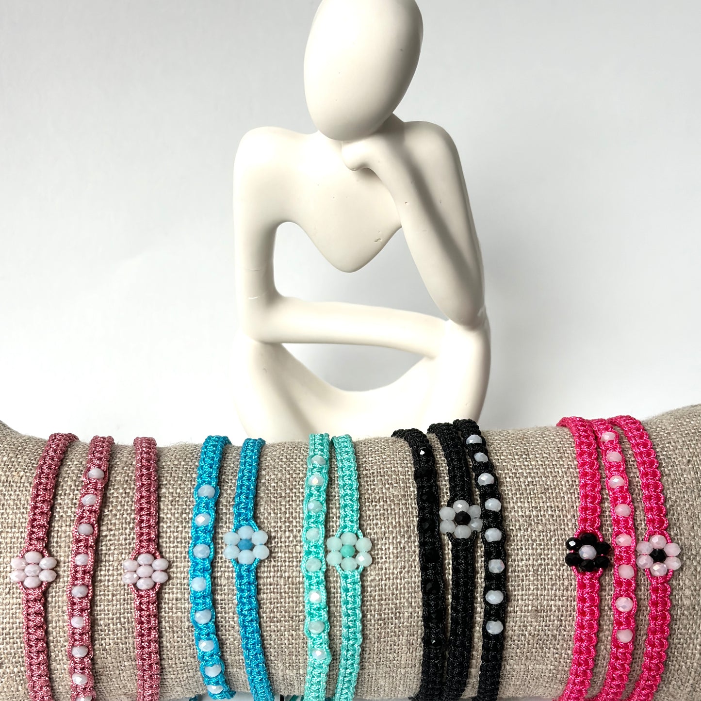 Bracelet estival facettes
