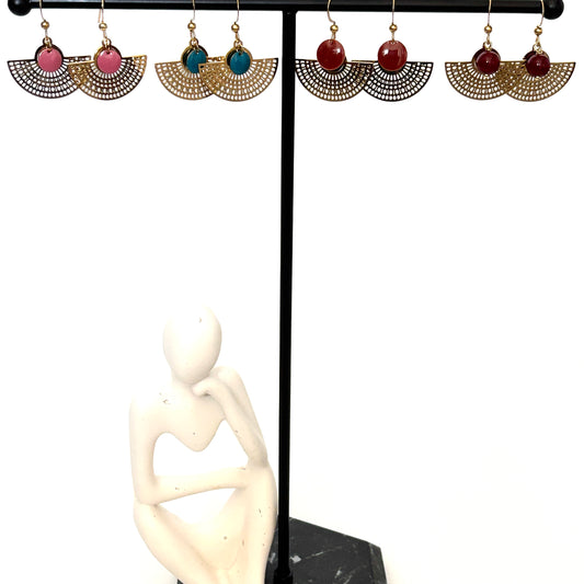 Boucles plume de paon