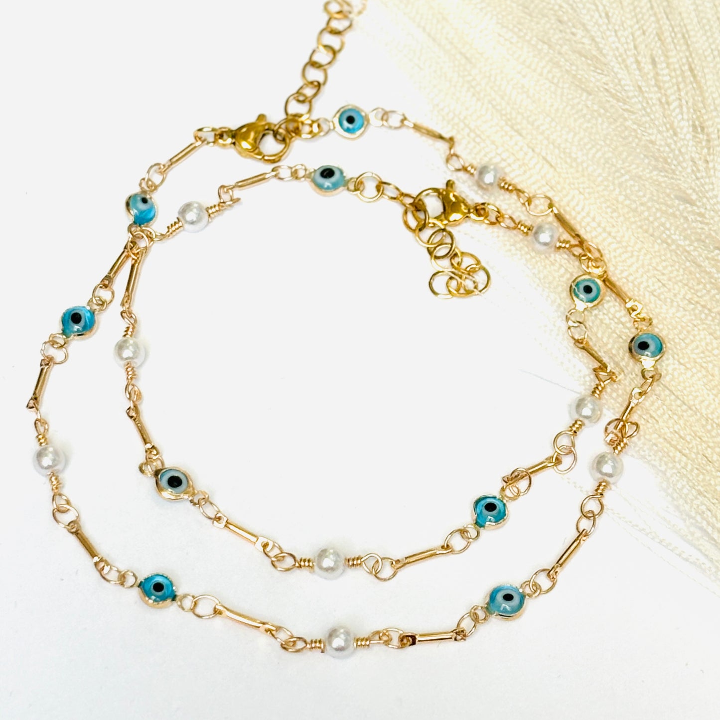 Bracelet de cheville le bon oeil