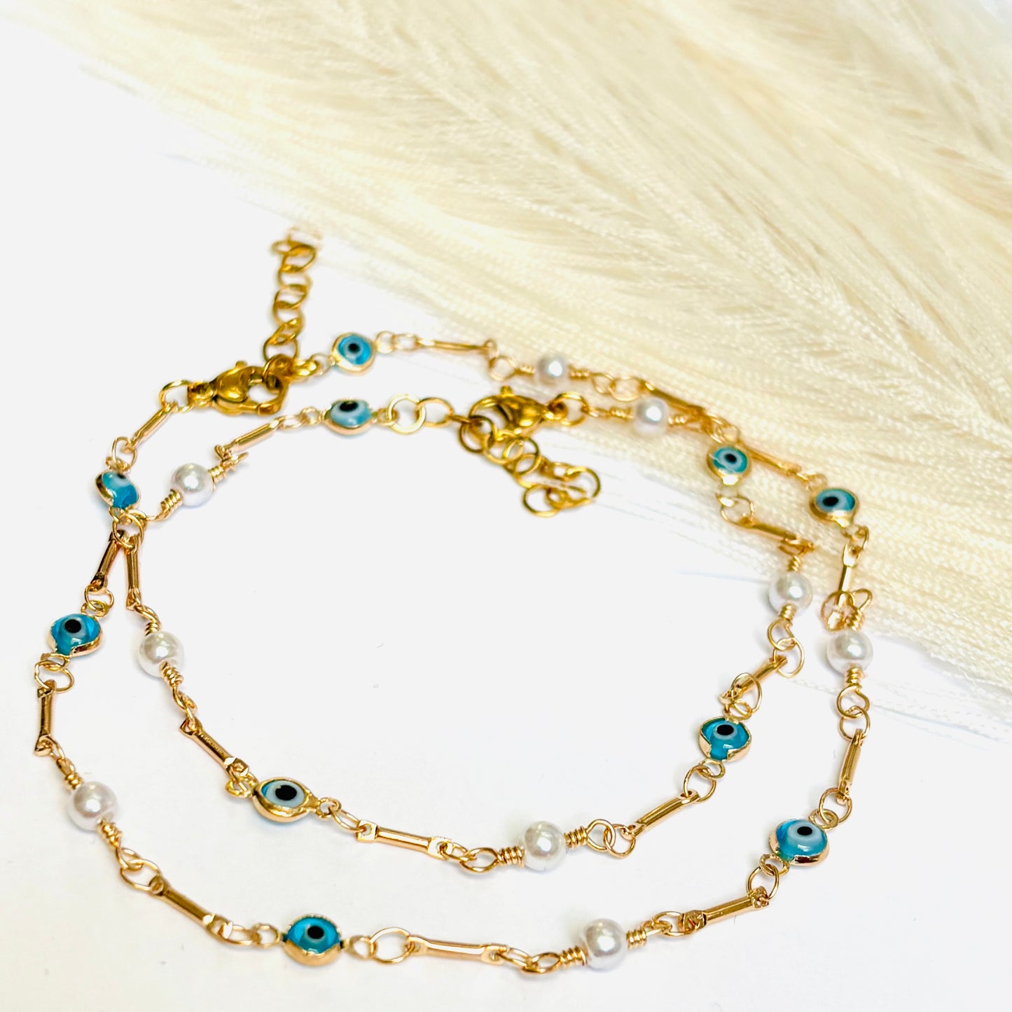Bracelet de cheville le bon oeil