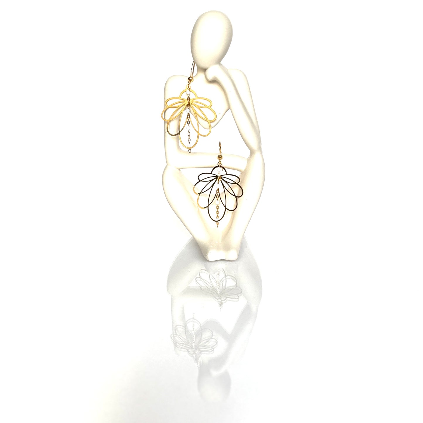 Boucles d oreilles légèreté estivale