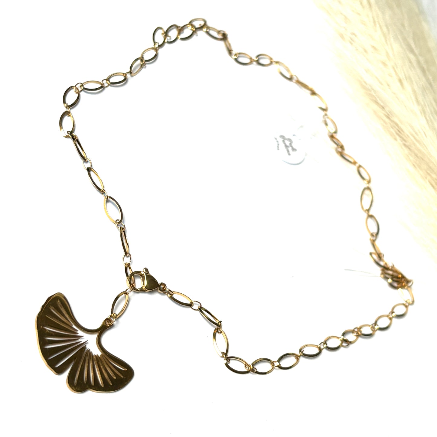 Collier cravate Ginkgo