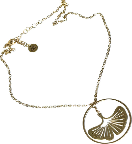 Collier Ginkgo encerclé